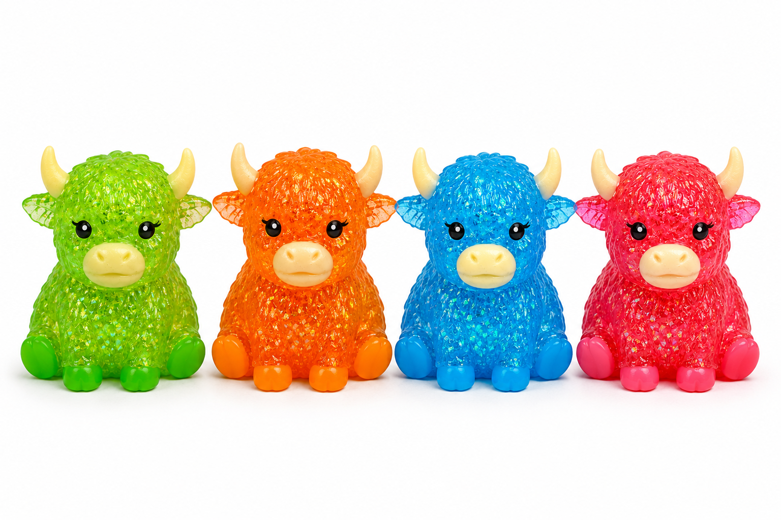 3" Glitter Sugar Highland Cow Squishy (sold separately)