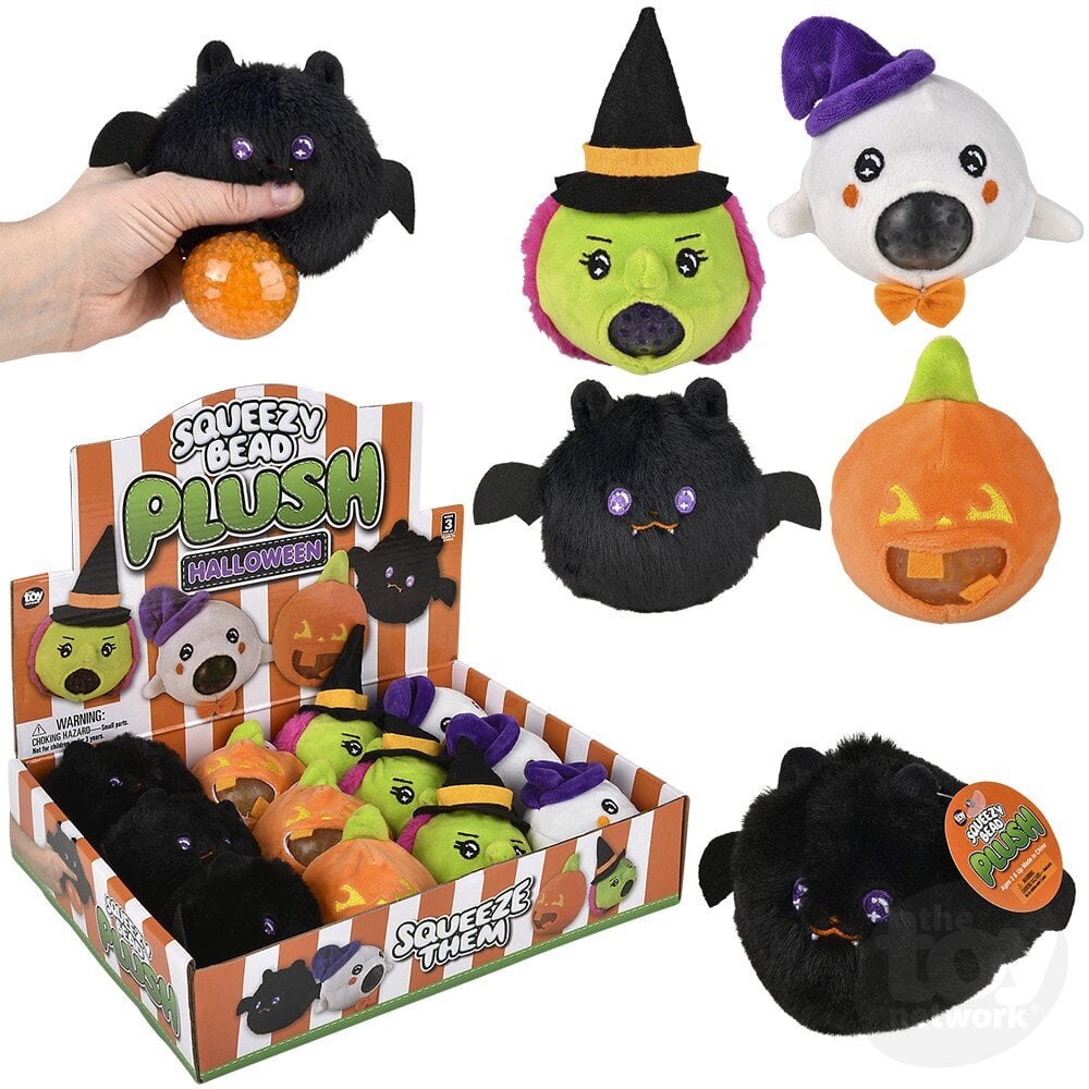 Halloween Squeezy Bead Plush – 3" Collectible Sensory Plush